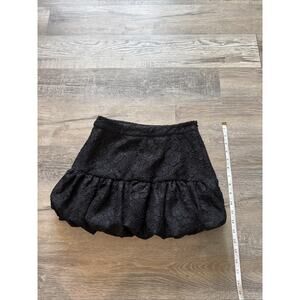 Zara Black Ballon Skort Size XS Brand New With Tag